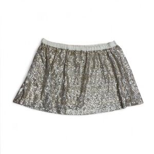 NWOT Aerie Gold Sequin Mini Skirt- Size Medium